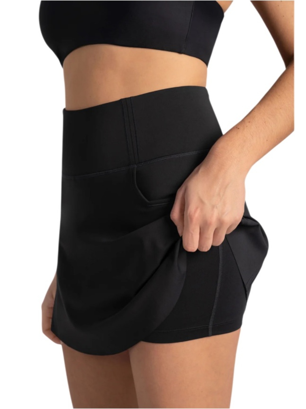 ☀️Lole Skort Black Sweat Wicking Size Small